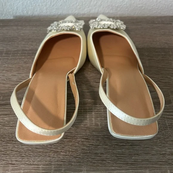 Bejeweled Slingback Kitten Heels - Picture 3 of 6